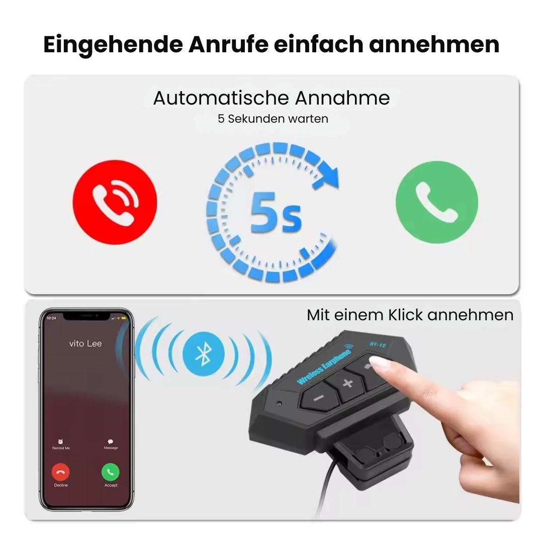 Bluetooth-Headset für Motorradhelme