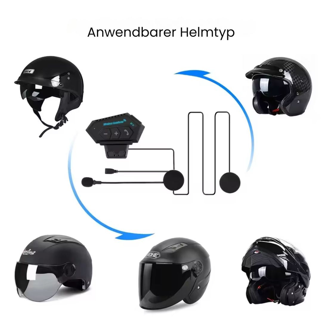 Bluetooth-Headset für Motorradhelme